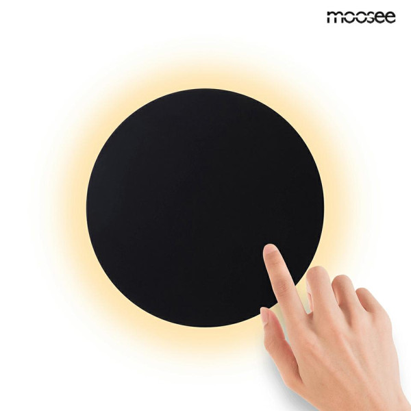 MOOSEE lampa ścienna SHADOW SUN 25 czarna 153993
