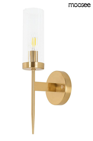 MOOSEE lampa ścienna TORCH złota 154037