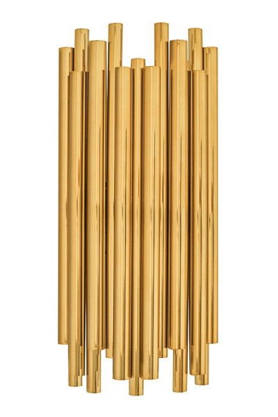 MOOSEE lampa ścienna TUBO złota 280198