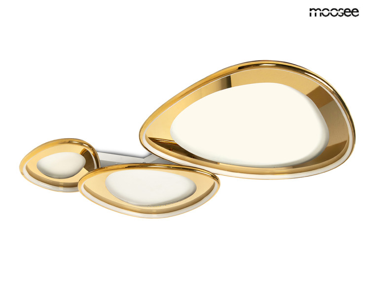 MOOSEE lampa sufitowa / plafon CELL 3 złota 767786