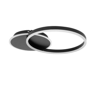 MOOSEE lampa sufitowa / plafon RINGS 2 czarna 792160 MOOSEE lampa sufitowa / plafon RINGS 2 czarna 792160