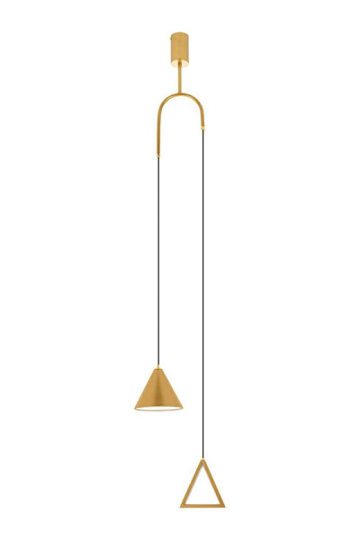MOOSEE lampa wisząca ACUSTICA złota 154079