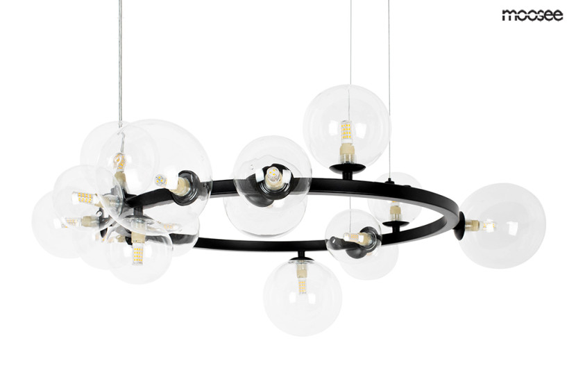 MOOSEE lampa wisząca ALURE 85 czarna 207225