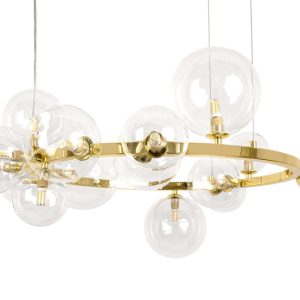 MOOSEE lampa wisząca ALURE 85 złota 480406 MOOSEE lampa wisząca ALURE 85 złota 480406