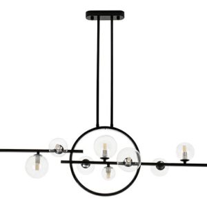 MOOSEE lampa wisząca ALURE LINE TWIN 120 czarna 154071 MOOSEE lampa wisząca ALURE LINE TWIN 120 czarna 154071