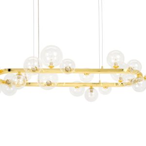 MOOSEE lampa wisząca ALURE OVAL 120 złota 732617 MOOSEE lampa wisząca ALURE OVAL 120 złota 732617