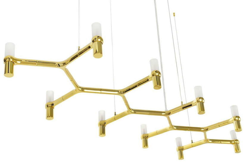 MOOSEE lampa wisząca ATOMIC LONG złota 184315