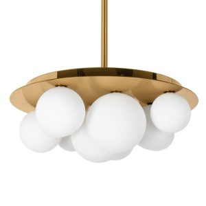 MOOSEE lampa wisząca BACARDI złota 297324 MOOSEE lampa wisząca BACARDI złota 297324