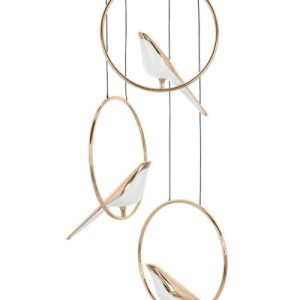 MOOSEE lampa wisząca BIRD DISC złota 431431 MOOSEE lampa wisząca BIRD DISC złota 431431