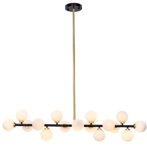 MOOSEE lampa wisząca COSMO LEVEL M – czarna, złota 154061 MOOSEE lampa wisząca COSMO LEVEL M – czarna, złota 154061
