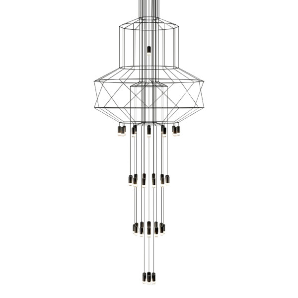 MOOSEE lampa wisząca FLUSSO 43 czarna 148380