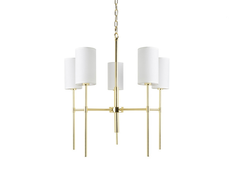MOOSEE lampa wisząca IMPERIO 5 złota 793523
