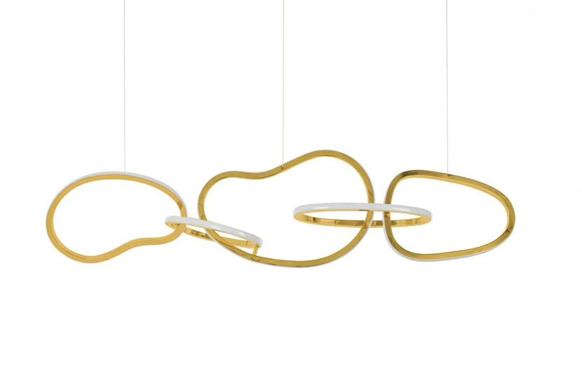 MOOSEE lampa wisząca JAZZ 5 złota 154085