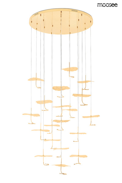 MOOSEE lampa wisząca LEAFS DISC złota 431426