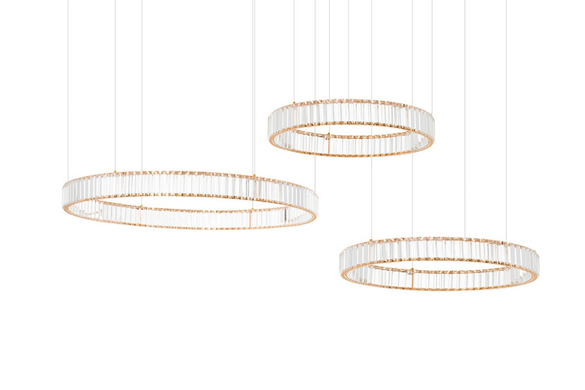 MOOSEE lampa wisząca LIBERTY 3A złota 431439