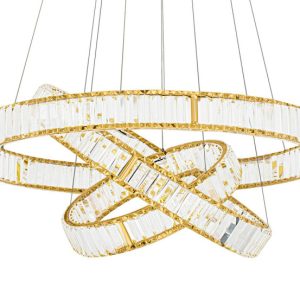 MOOSEE lampa wisząca LIBERTY TRIPLES złota 154090