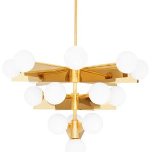 MOOSEE lampa wisząca SOLEI złota 431433 MOOSEE lampa wisząca SOLEI złota 431433