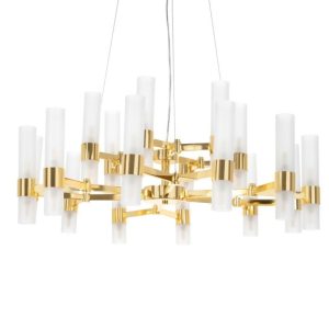 MOOSEE lampa wisząca TUBS 18 złota 334753 MOOSEE lampa wisząca TUBS 18 złota 334753