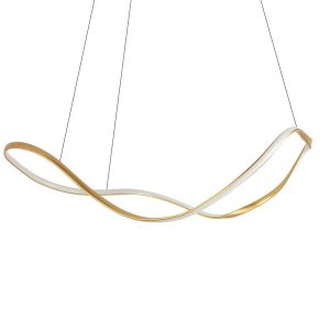 MOOSEE lampa wisząca WAVES 60 złota 793529 MOOSEE lampa wisząca WAVES 60 złota 793529