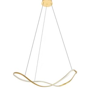 MOOSEE lampa wisząca WAVES 80 złota 793524 MOOSEE lampa wisząca WAVES 80 złota 793524