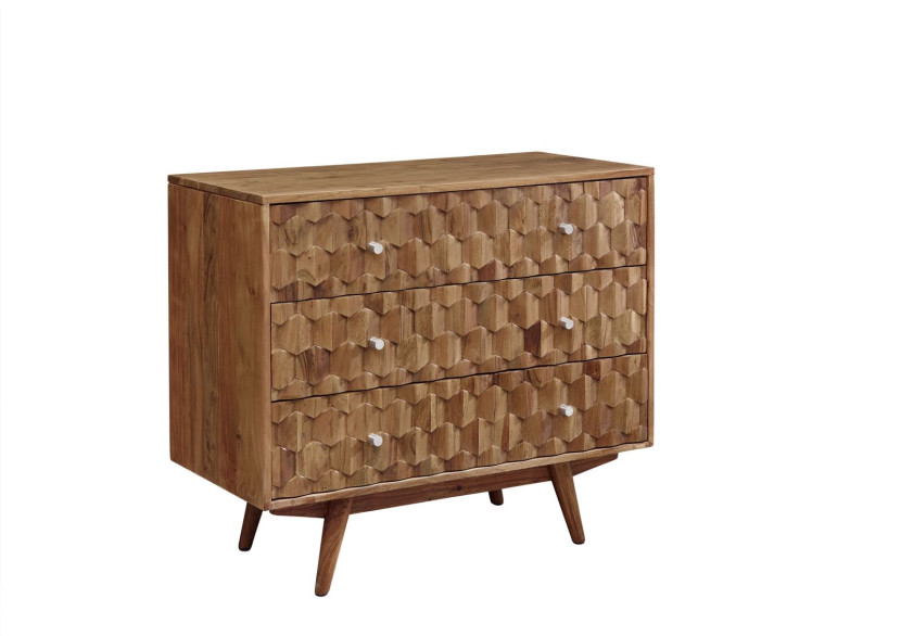 MOSAYK Komoda #107 Akacja lakierowana 88x42x75 cm 489712
