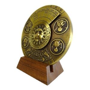 Mosiężny Kalendarz Wieczysty H27 807187 Mosiężny Kalendarz Wieczysty H27 807187