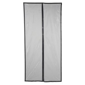 Moskitiera drzwiowa magnetyczna 50×210 cm czarna 55992 Moskitiera drzwiowa magnetyczna 50×210 cm czarna 55992