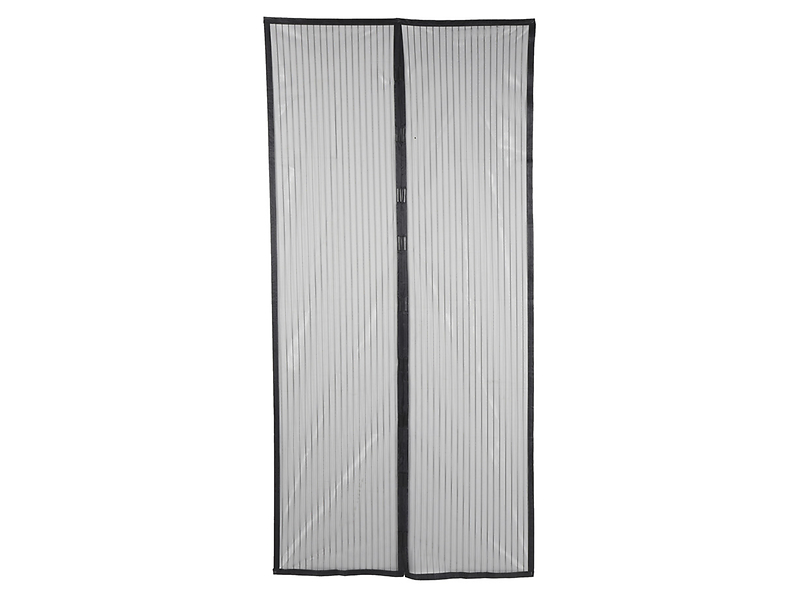 Moskitiera drzwiowa magnetyczna 50x210 cm czarna 55992