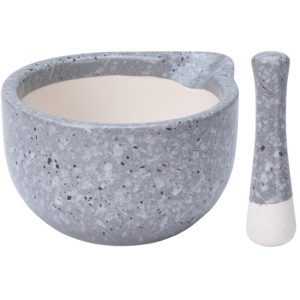 Moździerz kuchenny z tłuczkiem, ceramiczny 100408 Moździerz kuchenny z tłuczkiem, ceramiczny 100408