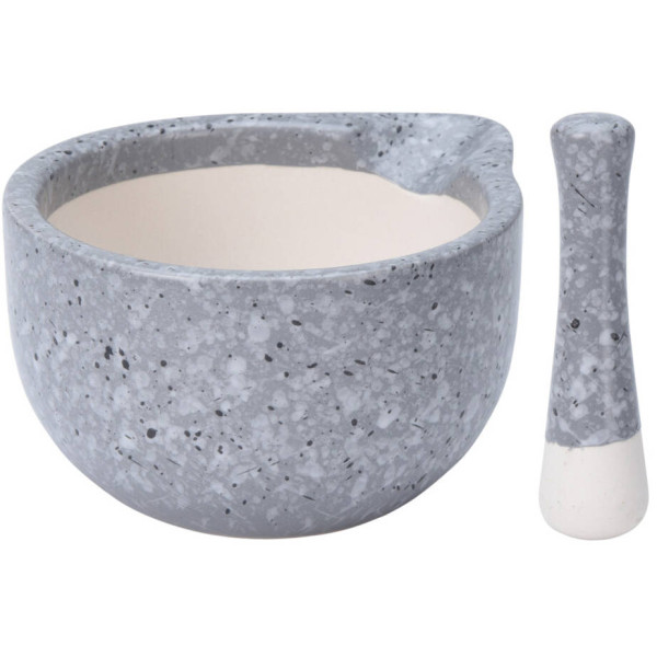 Moździerz kuchenny z tłuczkiem, ceramiczny 100408