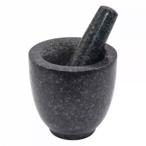 Moździerz z powłoką granitową kamień granit 12x12cm KINGHOFF 692859