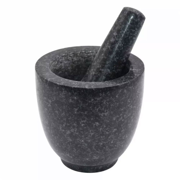 Moździerz z powłoką granitową kamień granit 12x12cm KINGHOFF 692859