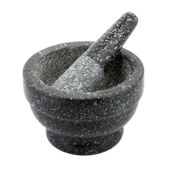 Moździerz z powłoką granitową kamienny 12x8cm do przypraw KINGHOFF 692857
