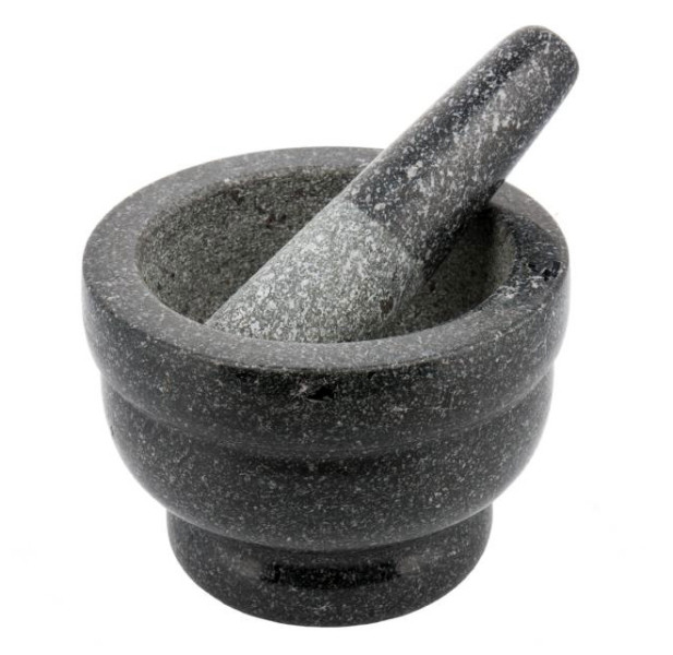 Moździerz z powłoką granitową kamienny 14x10cm do przypraw KINGHOFF 692860