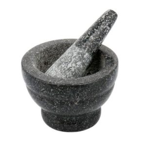 Moździerz z powłoką granitową kamienny 9.5x7cm do przypraw KINGHOFF 692854