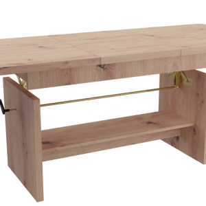 Multifunkcyjny ławostół rozkładany Janek dąb artisan regulowany 915030 Multifunkcyjny ławostół rozkładany Janek dąb artisan regulowany 915030