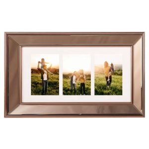 Multiramka 51×32 cm na 3 zdjęcia miedziana 337513 Multiramka 51×32 cm na 3 zdjęcia miedziana 337513
