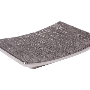 Mydelniczka ceramiczna Floss srebrna 50222 Mydelniczka ceramiczna Floss srebrna 50222