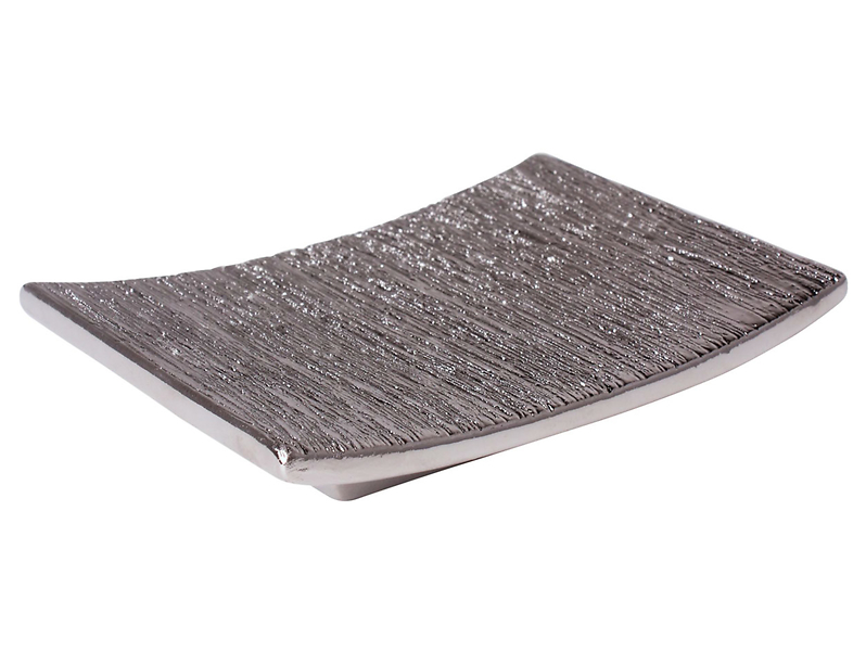 Mydelniczka ceramiczna Floss srebrna 50222