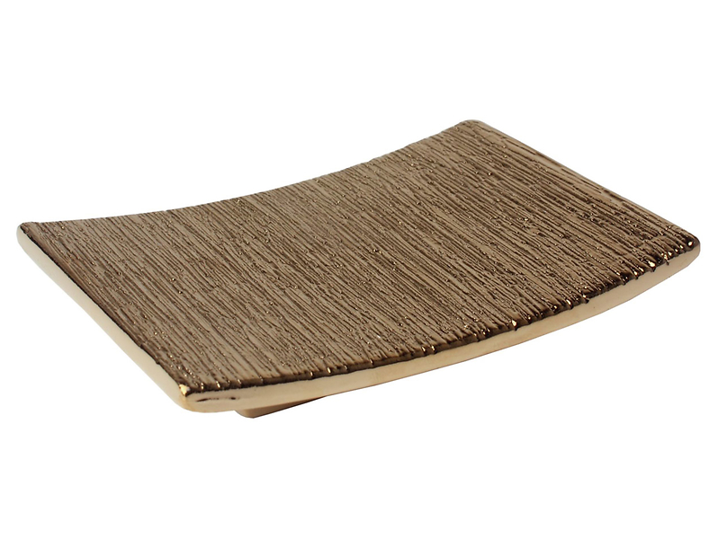 Mydelniczka ceramiczna Floss złota 50223