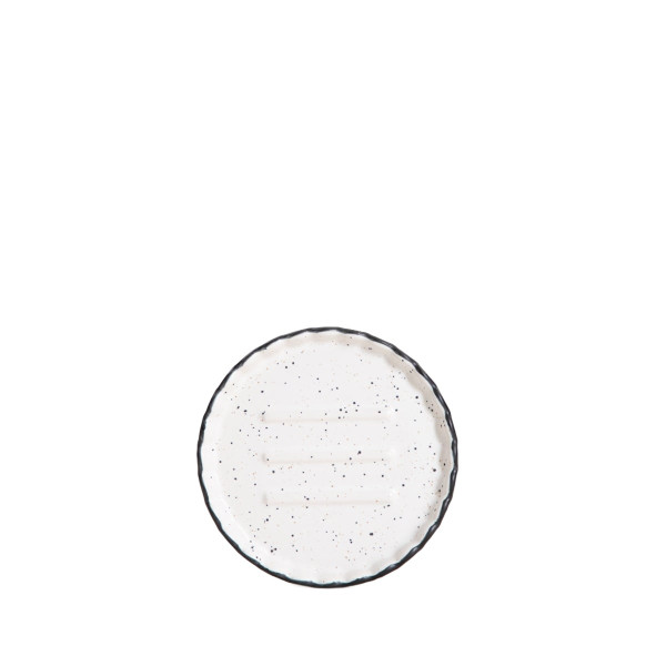 Mydelniczka SCALLOP ceramiczna 11x2,3 cm HOMLA 1041325