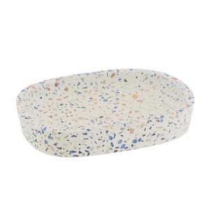 Mydelniczka terrazzo lastryko, 9 x 13 x 2 cm 937657 Mydelniczka terrazzo lastryko, 9 x 13 x 2 cm 937657