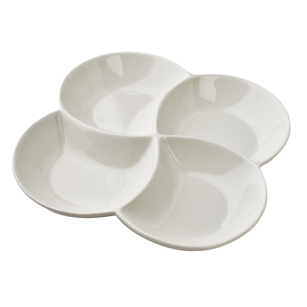 Naczynie 4 dzielne BASIC 22x22x3cm 728164