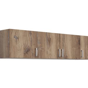 Nadstawka do szafy Brando 181 cm z 4 drzwiami dąb flagstaff ciemny 57646