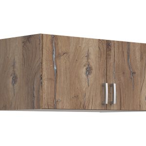 Nadstawka do szafy Brando 91 cm z 2 drzwiami dąb flagstaff ciemny 57641