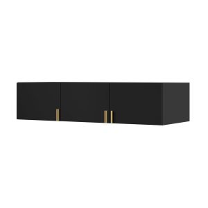 Nadstawka do szafy Napoli 3D 150 Czarna (2 kolory uchwytów) 783659 Nadstawka do szafy Napoli 3D 150 Czarna (2 kolory uchwytów) 783659
