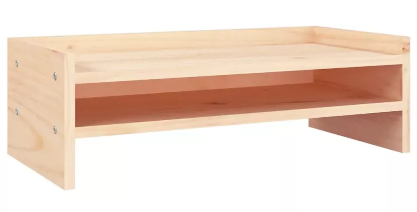 Nadstawka na biurko z naturalnego drewna sosnowego - Orvon 692074
