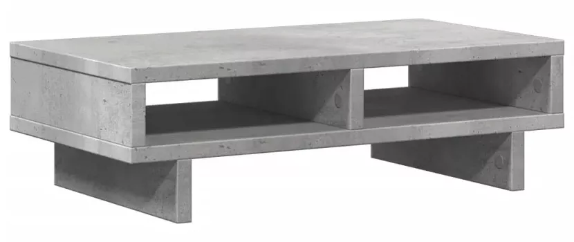 Nadstawka na monitor z przegródkami beton - Zyrix 751814