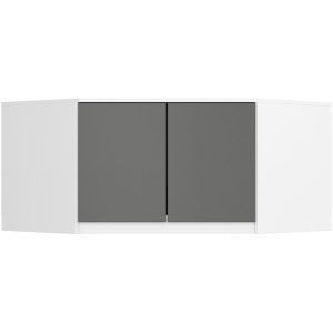 Nadstawka na szafę S100 BIała , Grafit Szary 100x50x55 cm 303098 Nadstawka na szafę S100 BIała , Grafit Szary 100x50x55 cm 303098