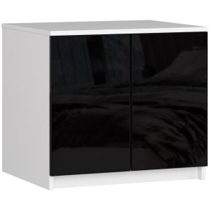 Nadstawka na szafę S60 BIała , Czarny Połysk 60x51x55 cm 303078 Nadstawka na szafę S60 BIała , Czarny Połysk 60x51x55 cm 303078